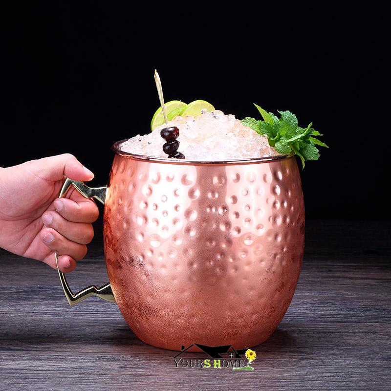 Obří 5L Kladívkovaný Moscow Mule Hrnec Mega Hrnec Moscow Mule Kbelík na led Hrnec Barové Nářadí Barové Potřeby