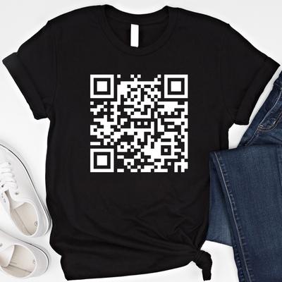 Funny QR Code F*ck You Shirt: Sarcastic Humor Gift