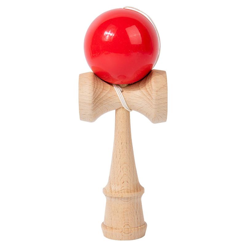 Crack Painted Kendama Toy Outdoor Fitness Balls Train Eye-hand Coordination for Children Adults Outdoor Fun Juggling Sports Ball