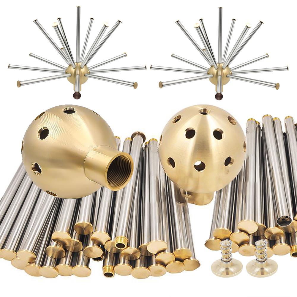 

1 -3 Женские половинные фонтанные насадки в форме одуванчика, латунный шар, нержавеющая сталь, разбрызгиватели для пруда, парка, украшения для дома