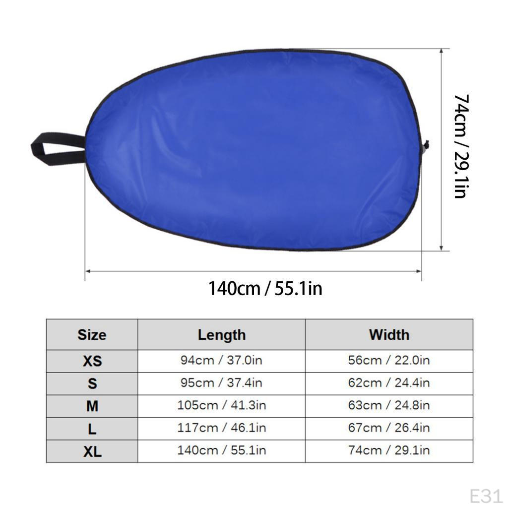 Cover Universal Adjustable Oxford Fabric Boat Canoe Surf Kayak Sprayskirt Waterproof