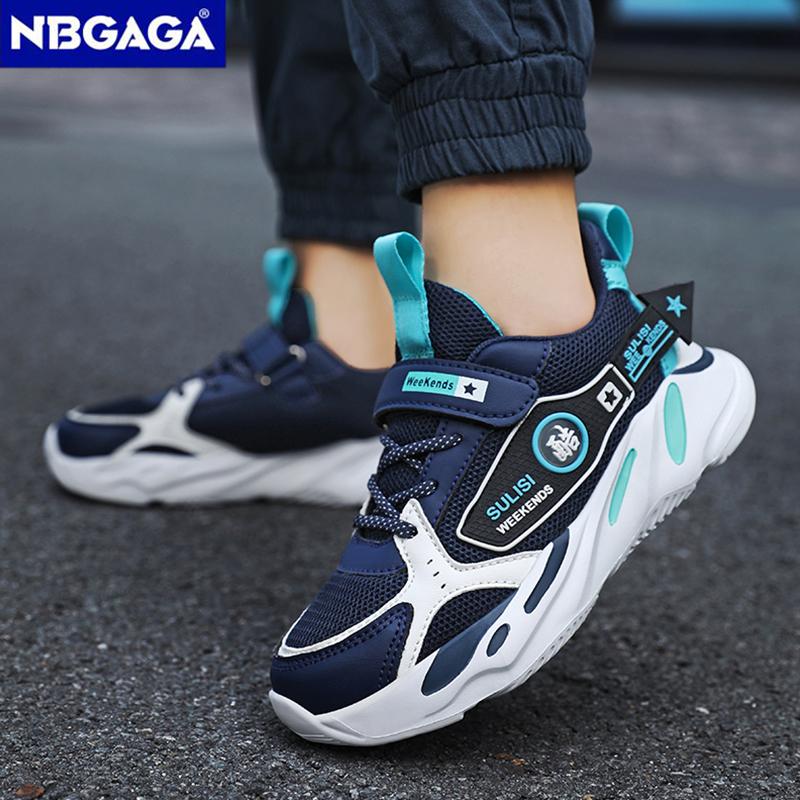 Fashion Boys' Shoes Breathable Mesh Children's Summer Casual Shoes Outdoor Non-slip Kids Lightweight Sneakers Size 28-39