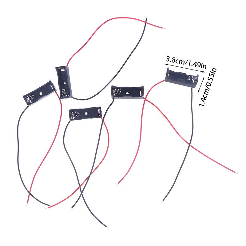 5PCS 23A Battery 12V Clip Holder Box Case Black High Quality For 23a Mn21 Ms21 Car Remote Control Battery Box