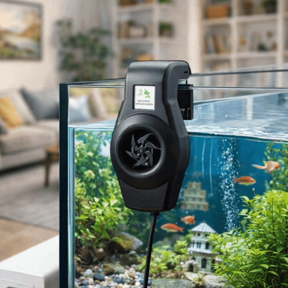 Wall-Mounted Mini USB Fan Silent Aquarium Wall Fan Portable Aquarium Cooling Fan  Aquarium Use