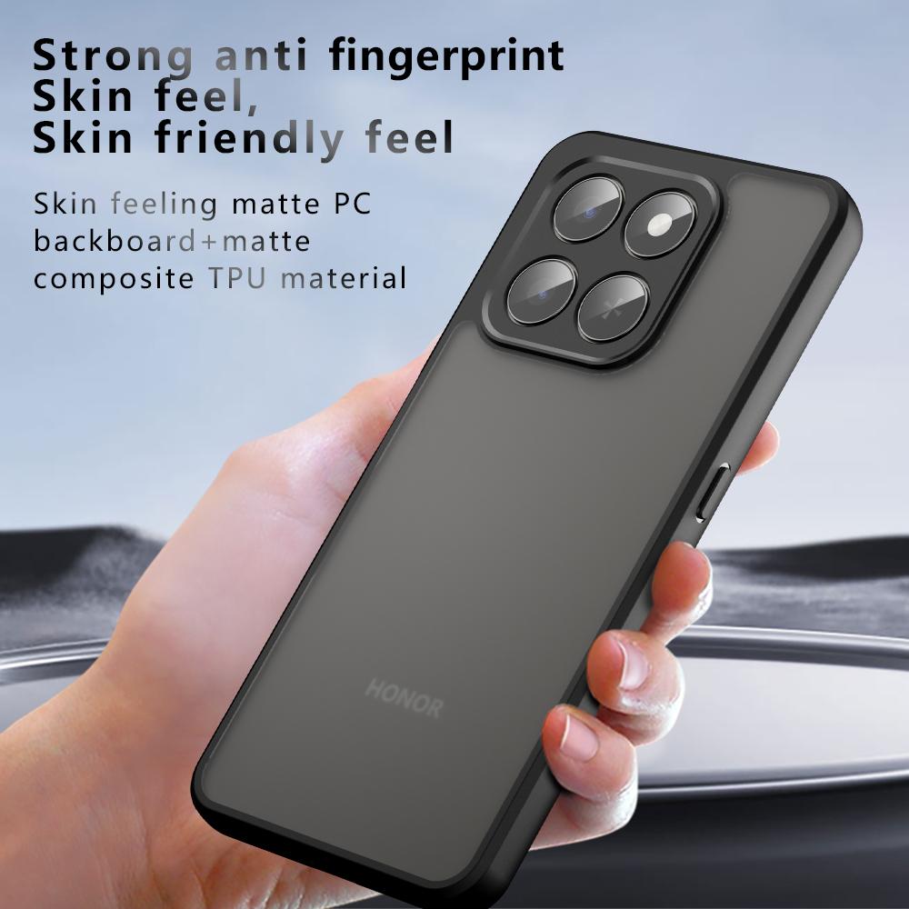 Cover for Honor 400 Smart for Honor X7D Case Matte Translucent & Clear Transparent Ultra Thin Funda Capa