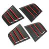 Side Window Louver Rustproof Simple tallation Anti Scratch Air Vent Scoop Shades Cover Blind 1 Pair Professional for Car