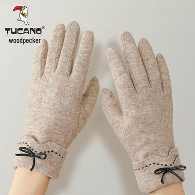 Women's Warm Wool Touchscreen Gloves