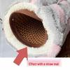 Small Pet Fleece Tunnel & Hammock: Hamster, Rat, Sugar Glider, Guinea Pig Hideout & Bed
