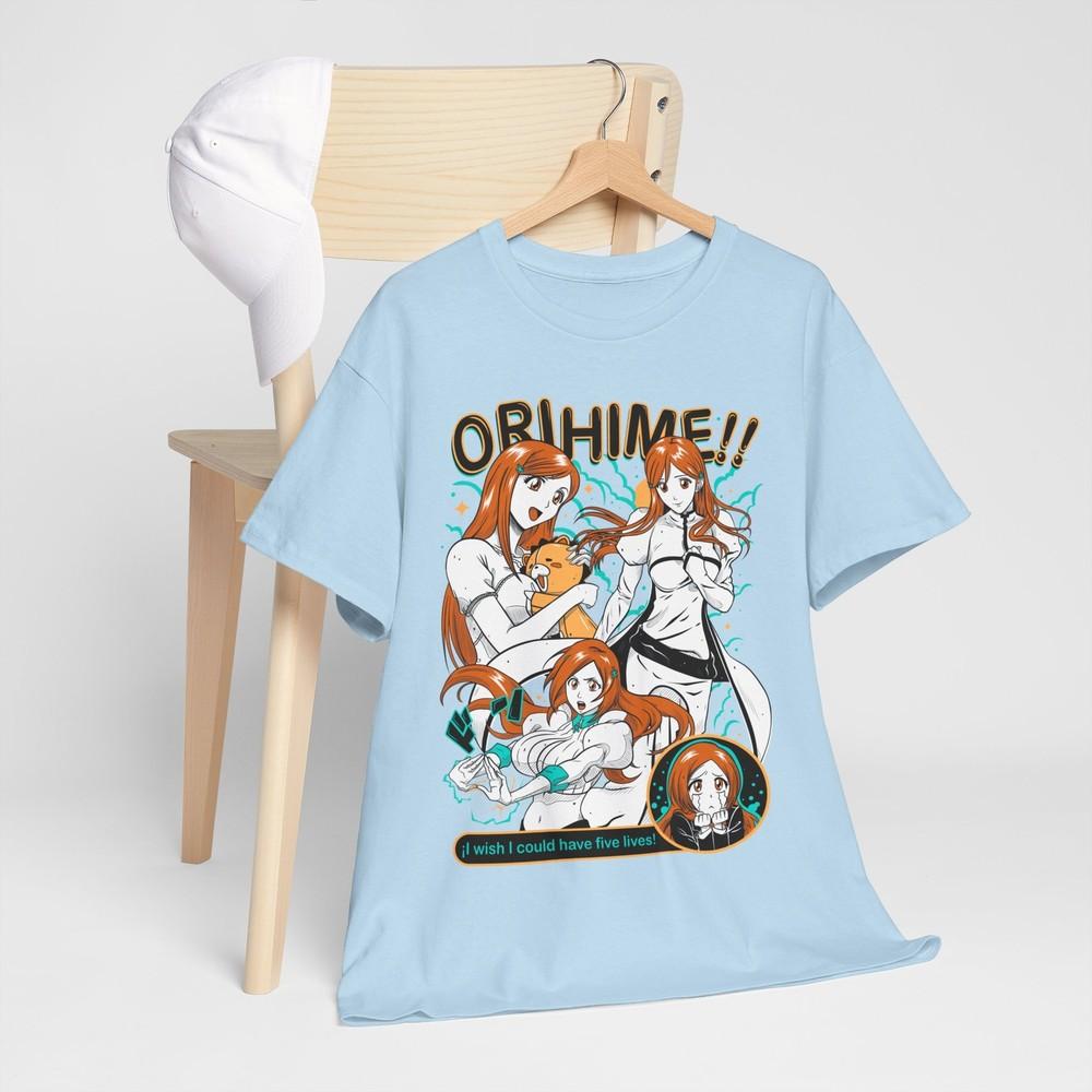Orihime Inoue TShirt Zaraki Kenpachi Bleach Anime Ichigo Aizen Shirt gift M