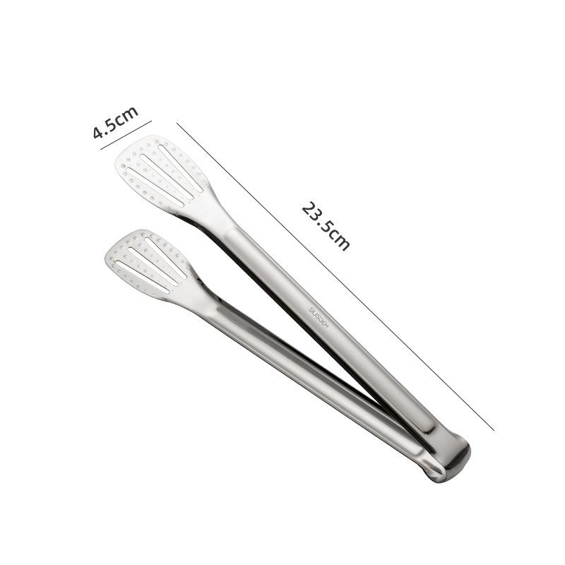 30-Styles Gold BBQ Food Tongs Steak Clip Stainless Steel Hollow Cake Bread Grill Clamp Cooking Utensils Kitchen Accessories