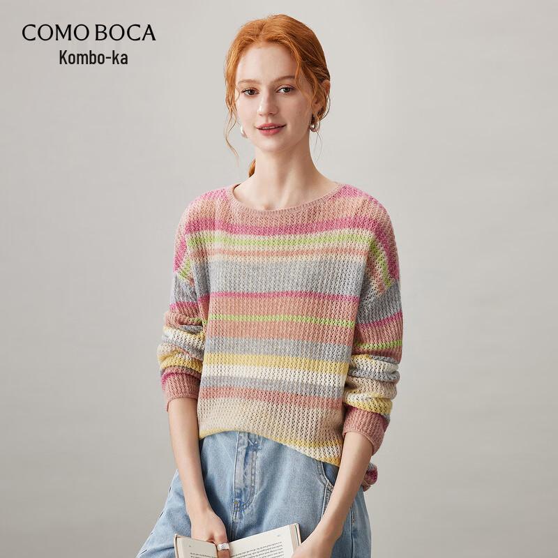 Komom Boca 2026 A/W 100% Cashmere Loose Knit Sweater