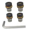 Hot 1/2/4Pcs Durable Cold Water Faucet Silicone Gasket Quick Installation Leak Proof Sealing Ring Brass Faucet Gasket