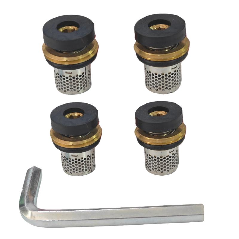 Hot 1/2/4Pcs Durable Cold Water Faucet Silicone Gasket Quick Installation Leak Proof Sealing Ring Brass Faucet Gasket