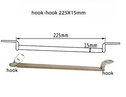 1PC boat hatch spring support Marine Hardware Stainless Steel Hatch Lid Adjuster Spring Boat hatch Holder Top Mounting Bar