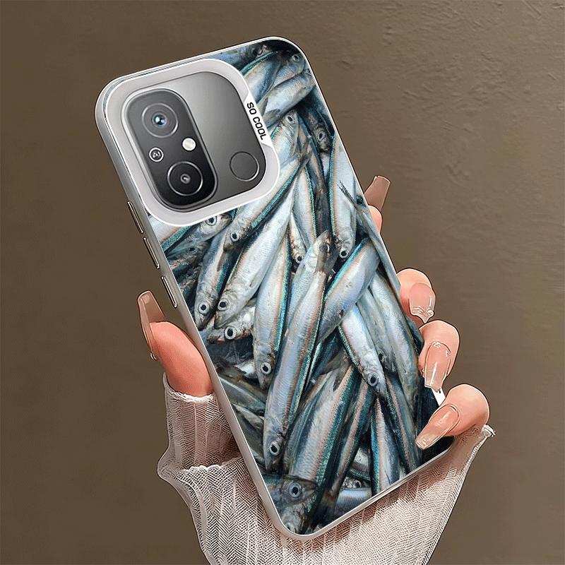 

Discounted Salted Fish Soft Phone Case for Xiaomi Redmi 15C 15 14C 13C 12C Poco X5 X6 X7 Pro X3 F8 F7 Ultra M8 13 12 Cover Back Xiaomi Poco F8 Ultra