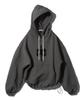 6:19 String Mid Length Hoodie - Pigment Black