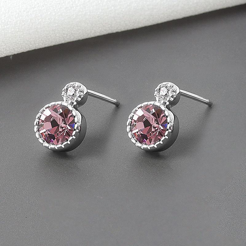 Lindon Copper Alloy Zircon Earrings Drop Earrings For Women Wedding Party Gifts