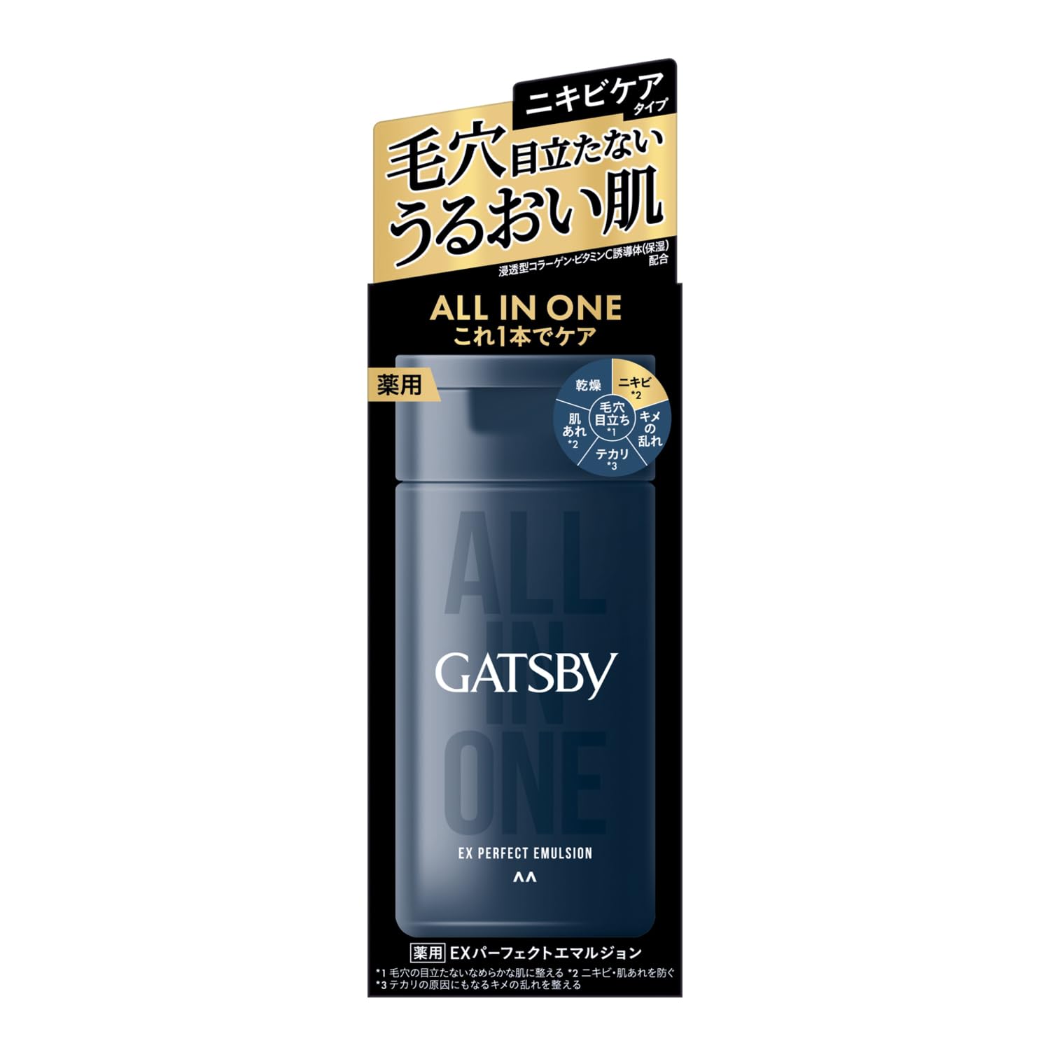 

GATSBY Medicated EX Perfect Emulsion [Квази-лекарство] [Мужской лосьон «все в одном»]