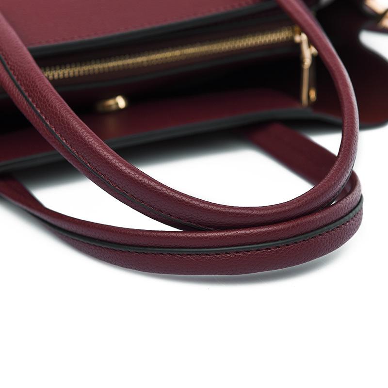 Ladies Handbags New Large Capacity Shoulder Bag Temperament Soft Leather Bag Fashionable Commuter Women's Bag Can Be Cross-body