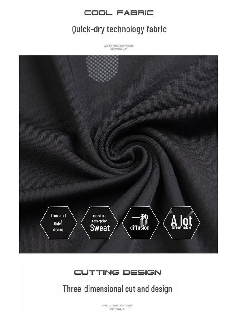 Herren Schnelltrocknende Elastische Sportweste - Atmungsaktiv, Schweißableitend für Outdoor-Laufen und Fitness