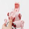 Skater Rubber Mascot Straw Locking Shoulder Sanrio Hello Love Every Bottle, 650ml, One-Push Open, Function, Handle, Strap, Kitty, Day, PRMC7ST-A