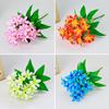 Realistic Lilium Brownie Var Silk Flower Decor For Wedding Home Event And Photo Shoots