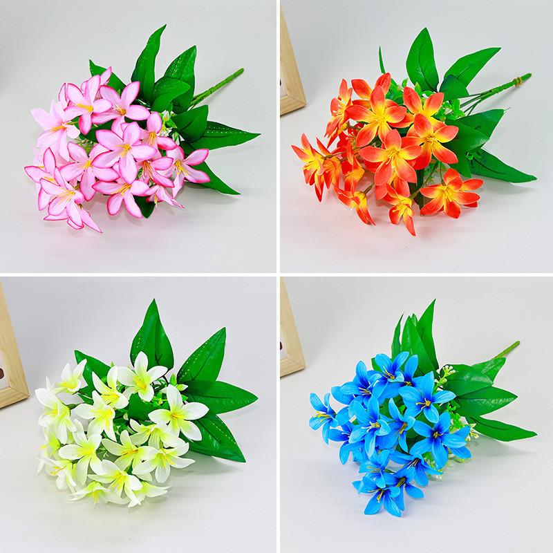 Realistic Lilium Brownie Var Silk Flower Decor For Wedding Home Event And Photo Shoots