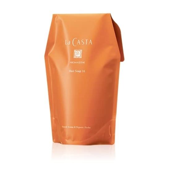 

La CASTA Aroma Esthe Hair Soap 16 Шампунь Рефилл (Пополнение) Повреждение цвета свежеокрашенных волос [Блестящие волосы, подчеркивающие цвет] Натуральный аромат