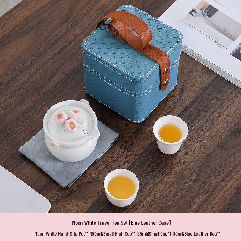 Changbaosen Portable Ceramic Travel Tea Set