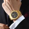 Top Brand Luxury Stainless Steel Waterproof Sport WristWatch Men Chronograph Watch Military Army Male Clock