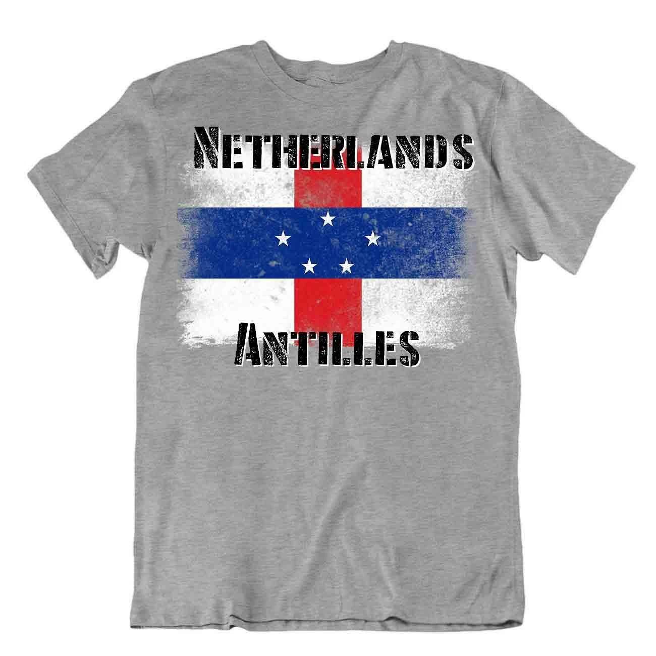 Netherlands Antilles flag Tshirt T-shirt Tee top city map stunning original gift 3XL