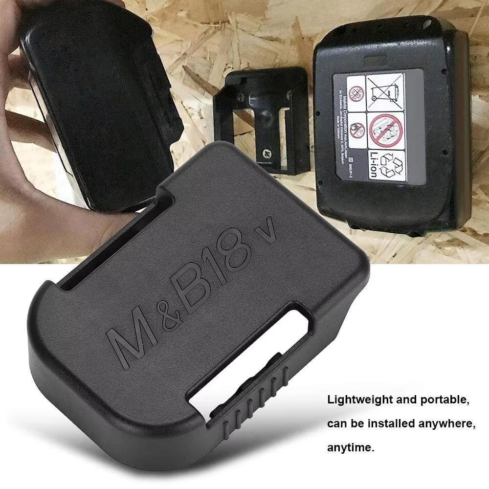 Battery Storage Battery Case Battery Holder Electric Power Tool Holder Bracket for Bosch 18V for Makita 18V Devices