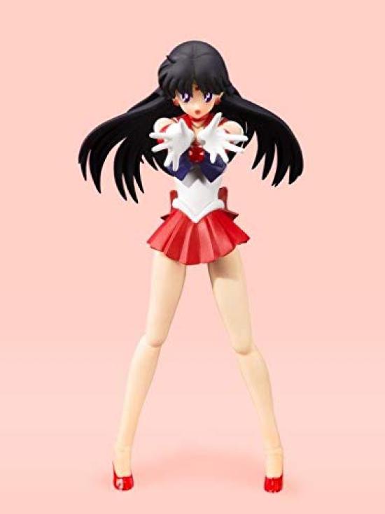 TAMASHII NATIONS Sailor Moon Sailor Mars Color 140mm ABS PVC Painted Action Figure S.H.Figuarts -Animation Edition- Approx. &