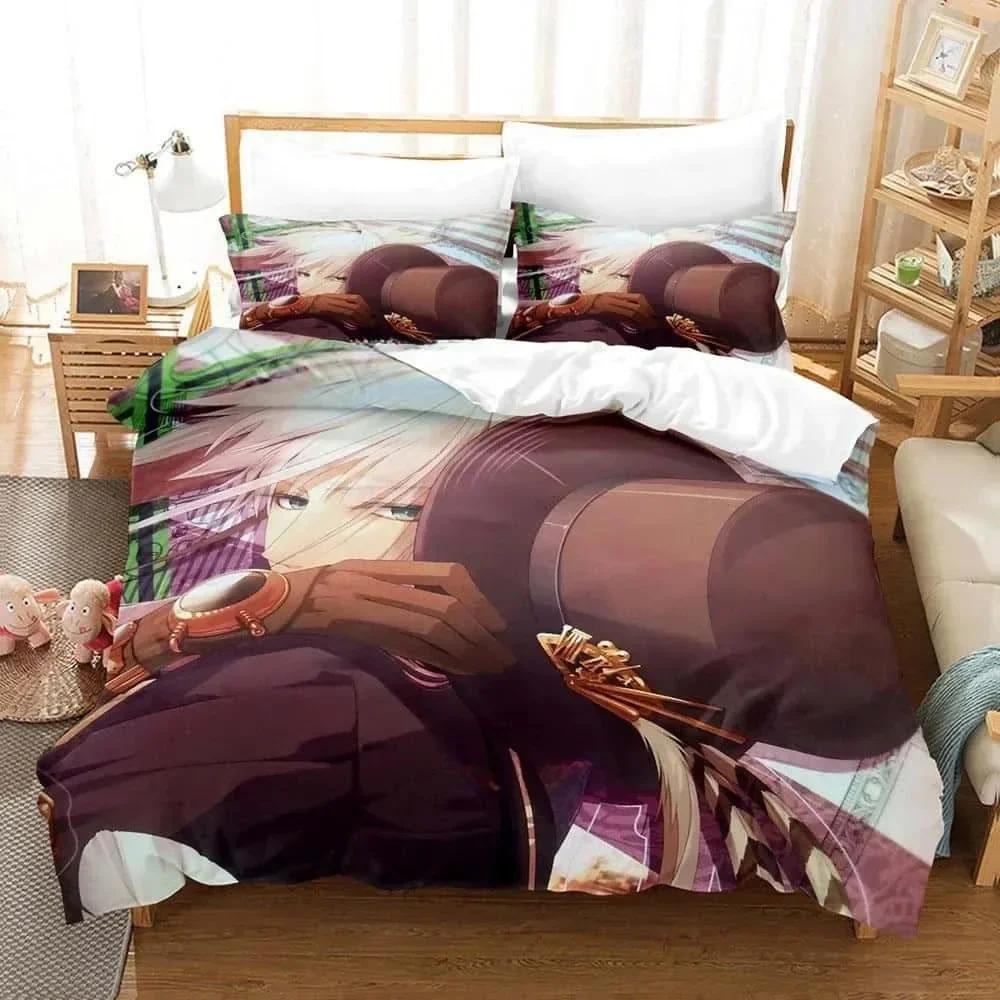 3D Print Anime Code Realize Guardian Of Rebirth Bedding Set Cartoon Anime Three-Piece Set Adult Kid Bedroom Duvet Cover Sets