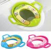 Portable Baby Toilet Seat Soft Cartoon Potty Chair Non-Slip Training Seat Cover for Toddler Boys Girls Travel Home Bathroom Use