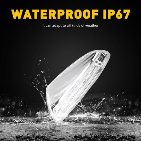 1X Left Side Door Turn Signal Mirror Amber Light For Mercedes C300 C350 C63 AMG