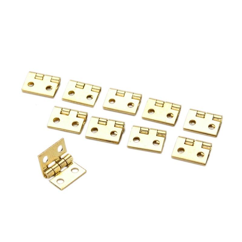 20x Mini Small Metal Scharnier für 1//12 Haus Miniatur Kabinett Möbel DDEWZS