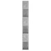 Bookshelf Room Divider Concrete Grey 100 x 24 x 188 cm