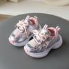 Fashion Girl Child Sport Shoe 2025 Spring Mesh Breathable Toddlers School Running Sneakers Fashion Non-slip Kids Boys Basketball Shoes