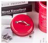 European-Style Sealed Can for Milk Powder, Coffee, Tea, Candy, or Mask Powder with Sealing Ring – Ideal for Model Room Shooting.