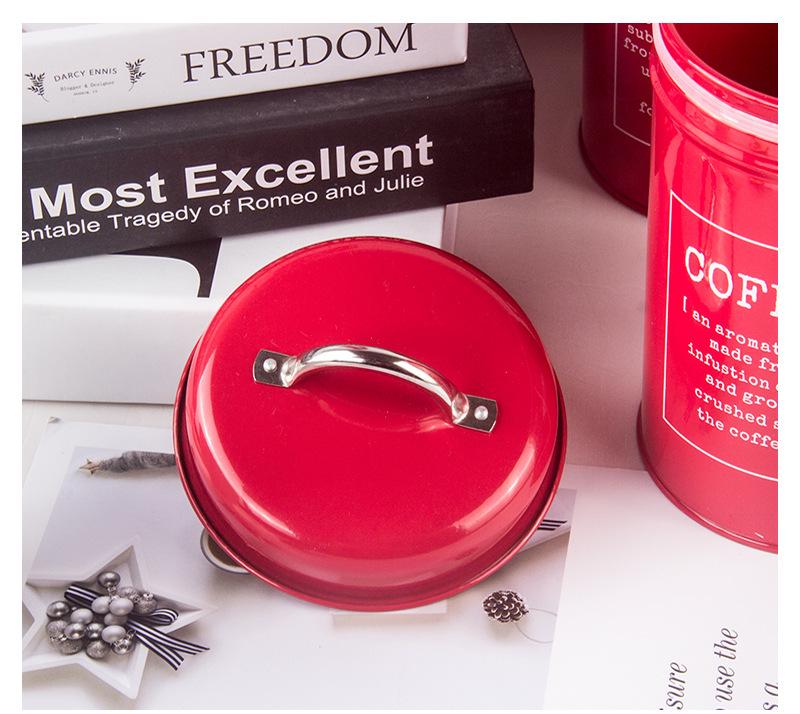 European-Style Sealed Can for Milk Powder, Coffee, Tea, Candy, or Mask Powder with Sealing Ring – Ideal for Model Room Shooting.