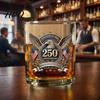 Commemorative Anniversary Glass America 250th We The People Whiskey Liquor Founding Fathers Bourbon Cocktail Patriotic Gift for Father's Day
