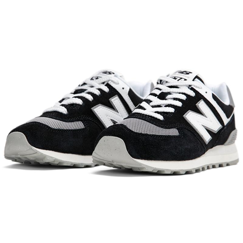 New Balance 574 'Black White Grey' Sneakers U574FBG