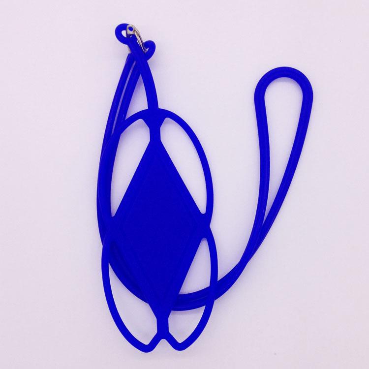 

Силиконовый держатель для карт Чехол для телефона со шнурком - Эластичный уличный на шейном шнурке Чехол-кармашек для бейджа