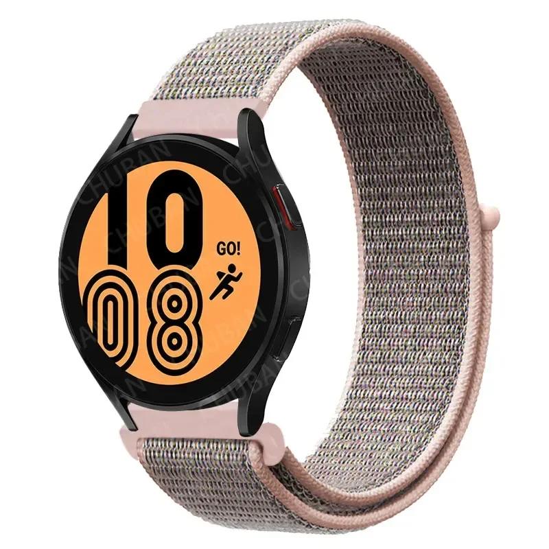 20mm/22mm Nylon Loop For Samsung Galaxy Watch 7/6/4/Classic/3/5/pro/Active 2 Sport Breathable Band Huawei Watch GT 4-3-2e Strap