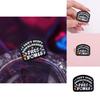Artistic Unique And Black Alloy Geometric Brooch With Alphabet Letter Design For Fashionable Clothing Accessories