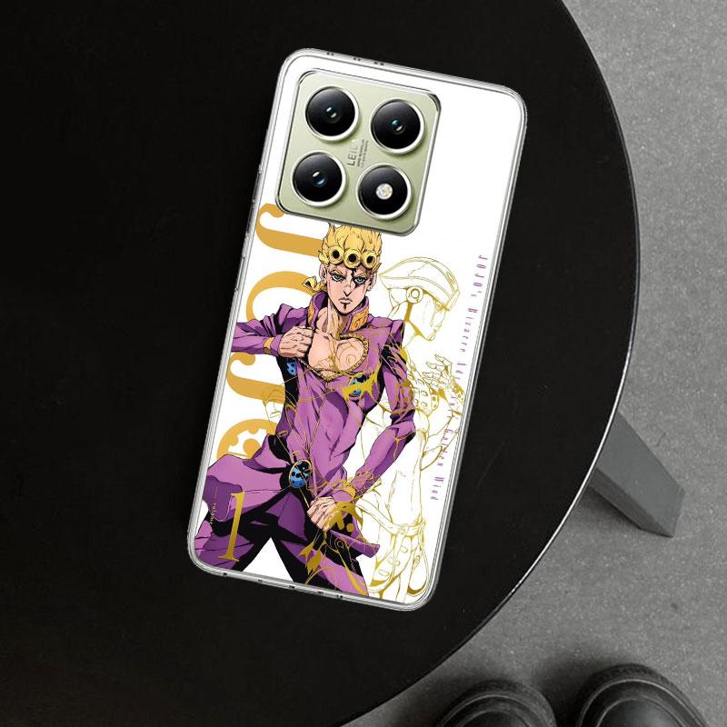 JoJo Adventure Giorno Giovanna Phone Case Cover for Xiaomi Redmi Note 15 14 13 12 11 Pro Plus 14S 12S 11S 11T 11E 10S 10 Customi