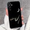 Casing For Samsung A16 A17 A15 A14 A13 A12 A10 A26 A25 A24 A23 A22 Phone Cover Cute Penguin Pattern Transparent Silicone Shell For Samsung Bumper Case