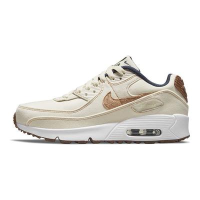 Pantofi sport pentru copii Air Max 90 SE AI GS Cork - lapte de cocos, alb obsidian, grâu DC7774-100