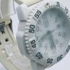 Used Luminox LUMINOX 3050/3950 Navy Seal Whiteout Rubber Belt Quartz Watch White Men's